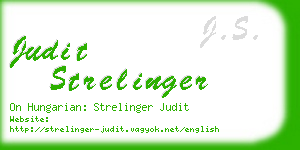 judit strelinger business card